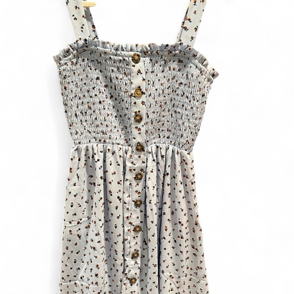 Sienna Sky blue floral mini dress
